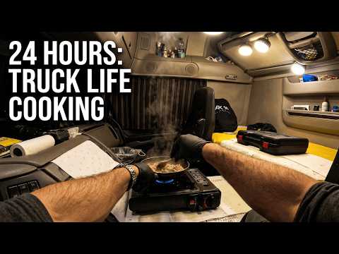 The Lonely Night and Meals of the Homeless Truck Driver