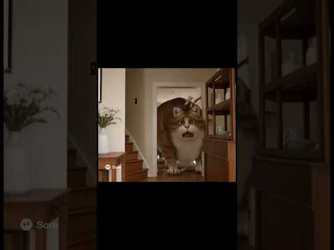 Giant Cat 😱 #lol #funny #cat #funny #best #cute
