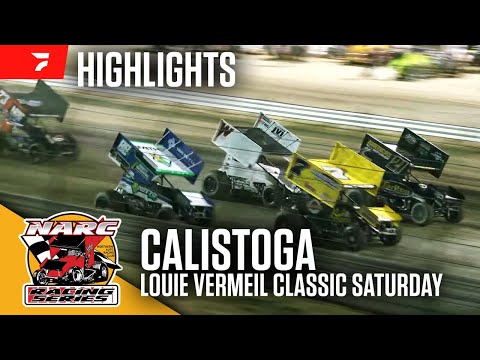 Louie Vermeil Saturday | NARC 410 Sprints at Calistoga Speedway 8/30/25 | Highlights - dirt track racing video image