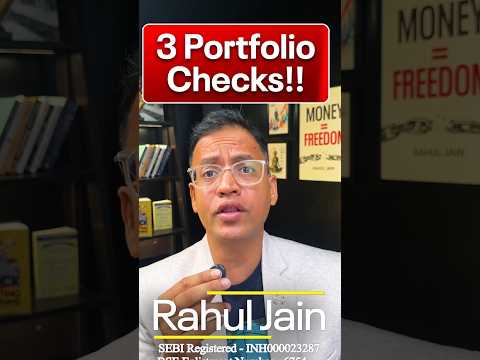 3 Portfolio Checks!!