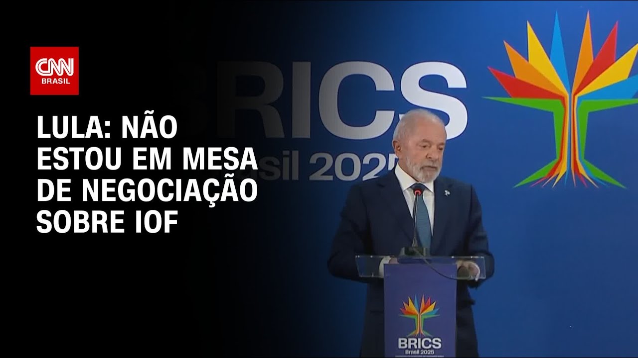 Lula diz não participar de nenhuma mesa de negociação sobre IOF | CNN 360º