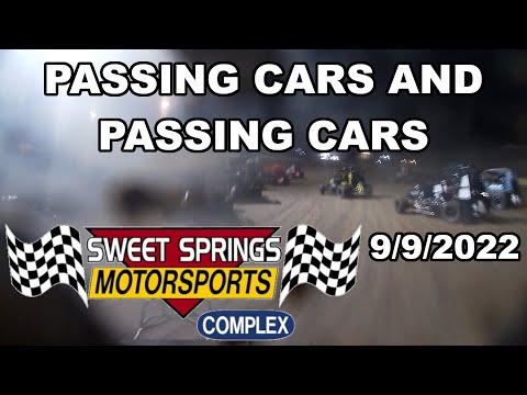 PASSING CARS AND PASSING CARS - Micro Sprint Racing at Sweet Springs Motorsports Complex: 9/9/2022 - dirt track racing video image