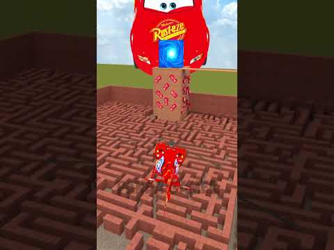 LIGHTNING MCQUEEN or GOO GOO GAGA TOWER BIG MAZE Garry's Mod