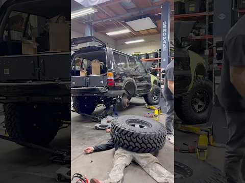 Chopping up Zach’s Land Cruiser to fit these 38” tires