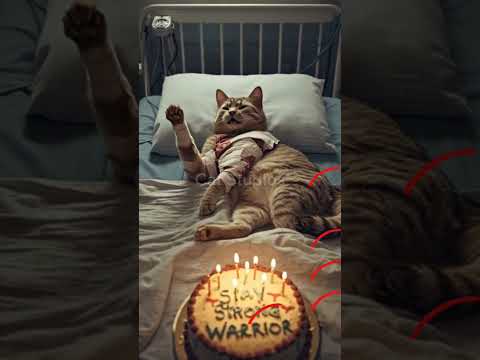 #happybirthday #funny #kitten #animalintelligence #kucing #cute #cat #cake #aicats #shorts #short #o