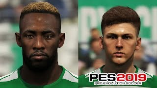 ALL CELTIC PLAYER FACES IN PES 2019! (Upon Release)