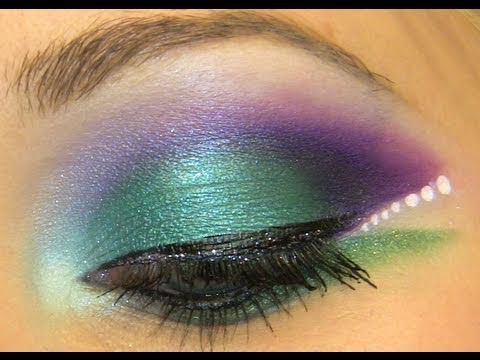 Peacock Garden Makeup Tutorial - UCEZufuEDQi-bHovN37Ra2EA