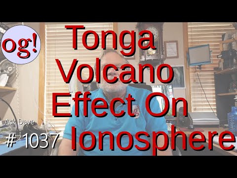Tonga Volcano Effect on Ionosphere (#1037)