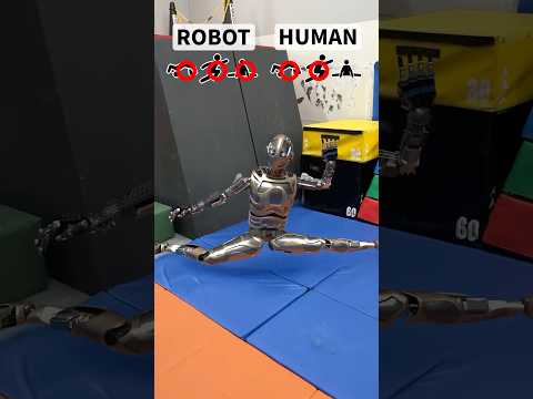 PARKOUR ROBOT vs HUMAN🔥🤯🦾