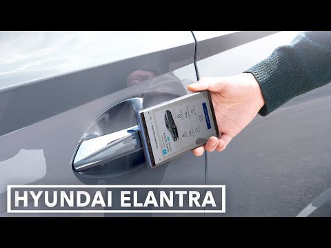 Hyundai Digital Key Demonstration | 2021 Hyundai Elantra