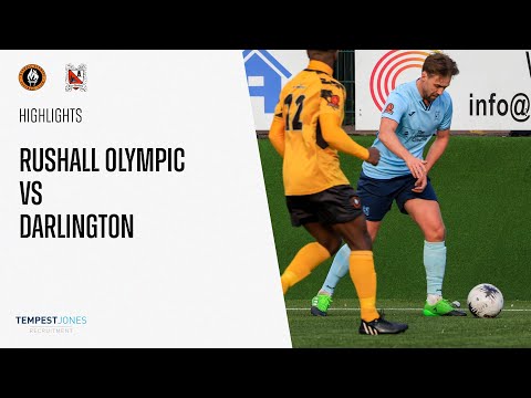Rushall Olympic 3-2 Darlington - National League North - 2023/24