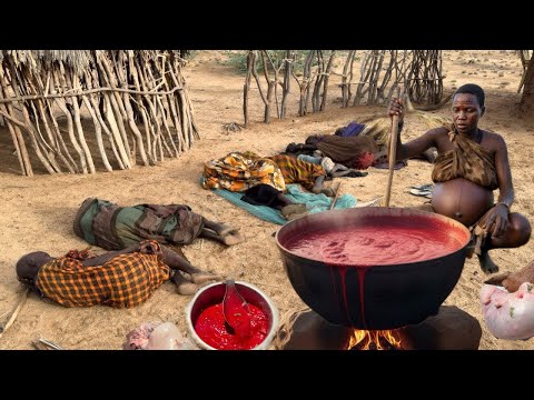 Life in the African Desert 🏜️ How Two Single Mothers Cook Traditional African Food for 20 Children