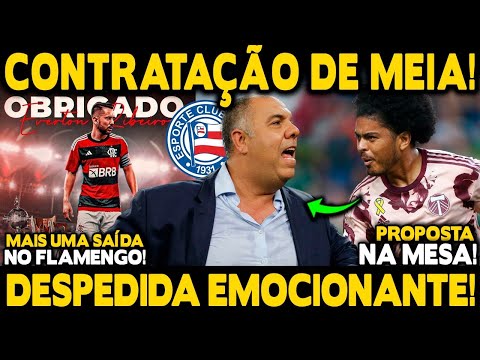 CONTRATAÇÃO DE MEIA: FLA COLOCA SEGUNDA PROPOSTA NA MESA! DESPEDIDA EMOCIONANTE DE ÉVERTON RIBEIRO!