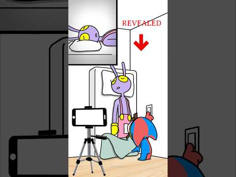 Nightmare Tutorial😱BEHIND THE SCENES ANIMATION! JAX& POMNI TRICK REVEALED! #funny #sigma #revealed