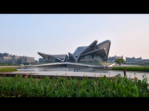 Zaha Hadid Architects references migratory birds for Zhuhai Jinwan Civic Art Centre