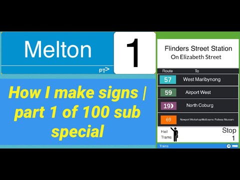 How I make signs | part 1 of 100 sub special