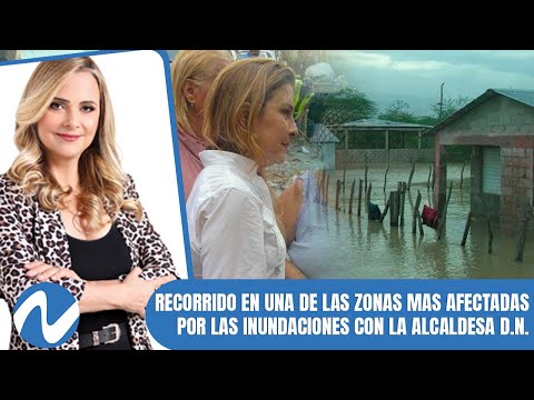 Recorrido en una de las zonas mas afectadas por las inundaciones con la alcaldesa D.N. | Nuria Piera