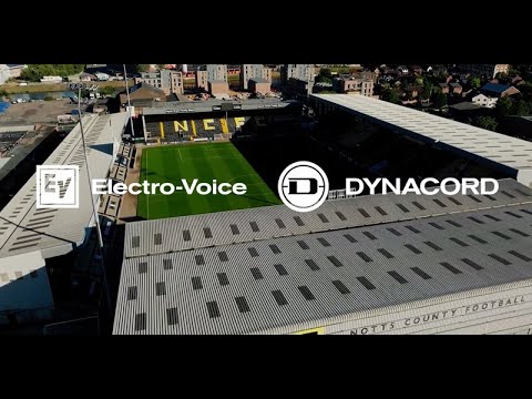 Notts County enhance the fan experience with Electro-Voice and Dynacord