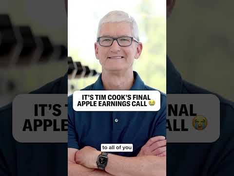 Tim Cook's final Apple earnings call
