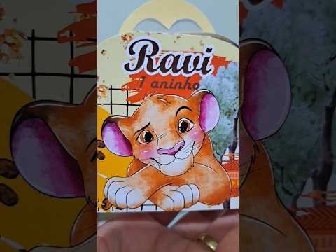 Lembrancinha Rei Leão #papelariapersonalizada #personalizados #aniversário1aninho