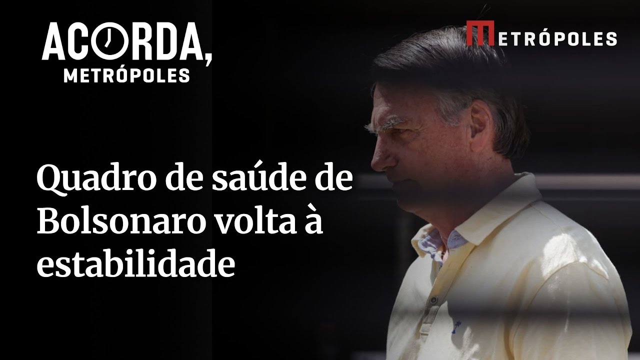 Após nova crise Michelle diz que soluço de Bolsonaro deu trégua