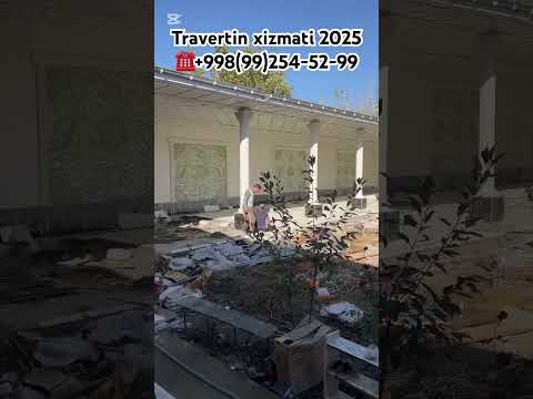 Travertin xizmati 2025 Travertin fasad narxi samarqandlik ustalar xizmati #love #boboroʻzi #rozibek