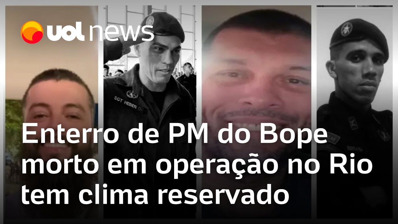 Operação no Rio policiais militares mortos em ação são velados na sede do Bope  TV Online Operação no Rio policiais militares mortos em ação são velados na sede do Bope