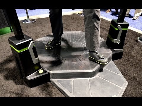 Preview: Virtuix Omni VR Treadmill, Production Model at CES 2015 - UCx78qBGQl-oCvGwX-MaVRgA