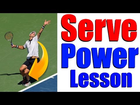 Tennis Serve Lesson - How To Get More Power On Serve with David Nalbandian