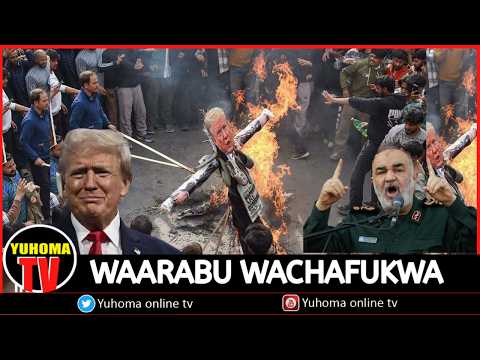 MAREKANI AAMINI MACHO YAKE!|MAGENGE YAKE YAMGEUKA|WAMSAPOTI IRAN|WASEMA VITA NI VITA.#iran #vita.