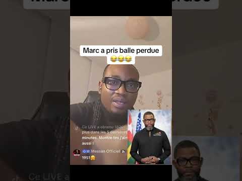 Marc n’da a pris balle perdue 🤣🤣
