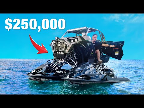 Revolutionary Typhoon: Aquatic Vehicle Test Drive with Supercar Blondie