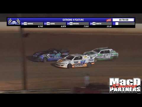 Extreme 4 Feature - Cherokee Speedway 8/15/26 - dirt track racing video