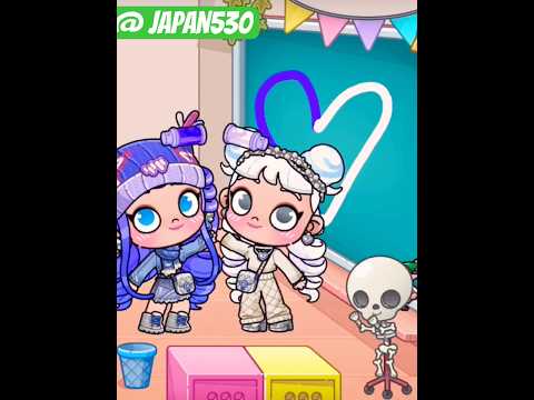 blue and white#Ao💙~shiro🤍#colors#mixing#avatarworld#shorts