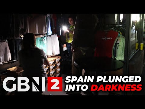 WATCH: CHAOS as power cut SWEEPS across Spain and Portugal