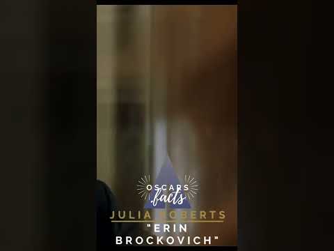 Iconic scene by Julia Roberts on her Best Actress win in “Erin Brockovic” #juliaroberts #oscars