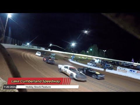 Lake Cumberland Speedway - Hobby Stock Feature - 7/20/2024 - dirt track racing video image