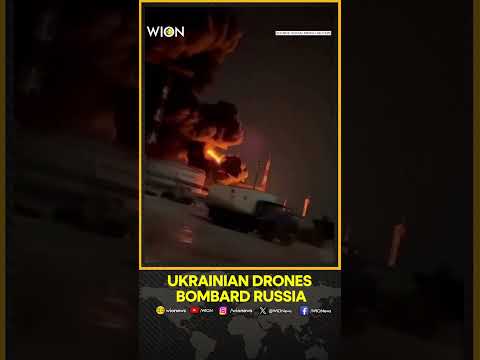 Russia Ukraine War: Deadly Ukrainian Drones Destroy Fuel Storage Area In Central Russia |WION Shorts