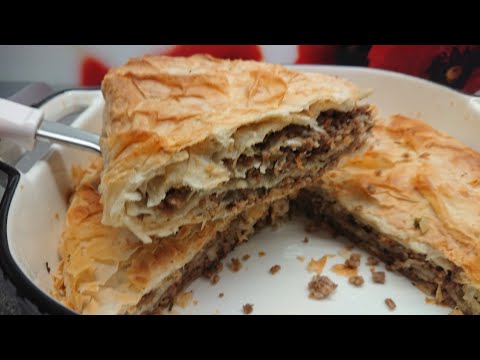 Phyllo Meat Pie Recipe || Burek Sa Mesom Od Gotovi Kora || Filipino-Croatian Cooking