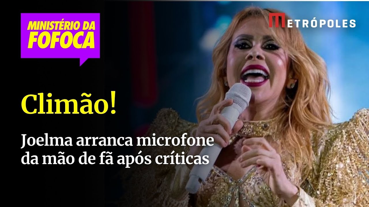Climão Joelma arranca microfone da mão de fã após críticas