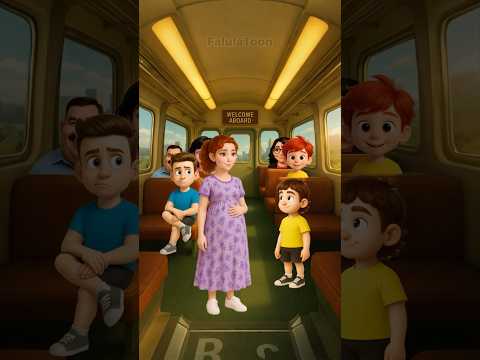 The friendly bus ride, until one kid has a wish #cartoon #animation #funny #english