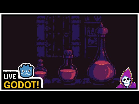 New Health Screen Bonus Stream - Live Godot Game Development