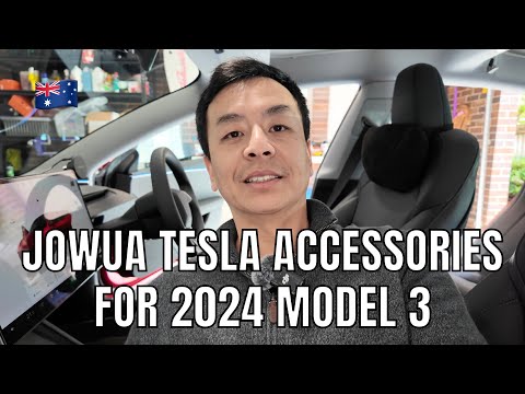 Key Selection of Jowua Accessories for 2024 Tesla Model 3 Highland