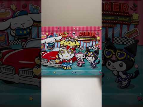 🍫Sanrio Characters Convertible Car Chocolate Tin Hello Kitty Milk Chocolate #shorts