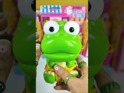 Satisfying Miniature: Green Croc Kitchen Bathroom Toilet Cleaning Set Toys ASMR (No talking)