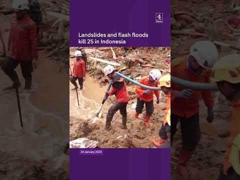 Indonesia landslide kills 25