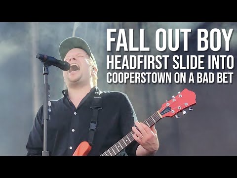 Fall Out Boy - Headfirst Slide Into Cooperstown on a Bad Bet. Xfinity Live FanFest (Philadelphia)