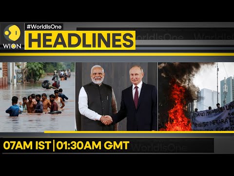 SCO Summit: PM Modi's bilateral with Putin today | Floods batter Pakistan's Punjab | WION Headlines