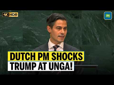 Rob Jetten Delivers Bold ICC Warning At UNGA, Sparks Standing Ovation Amid Trump Tension | N18G