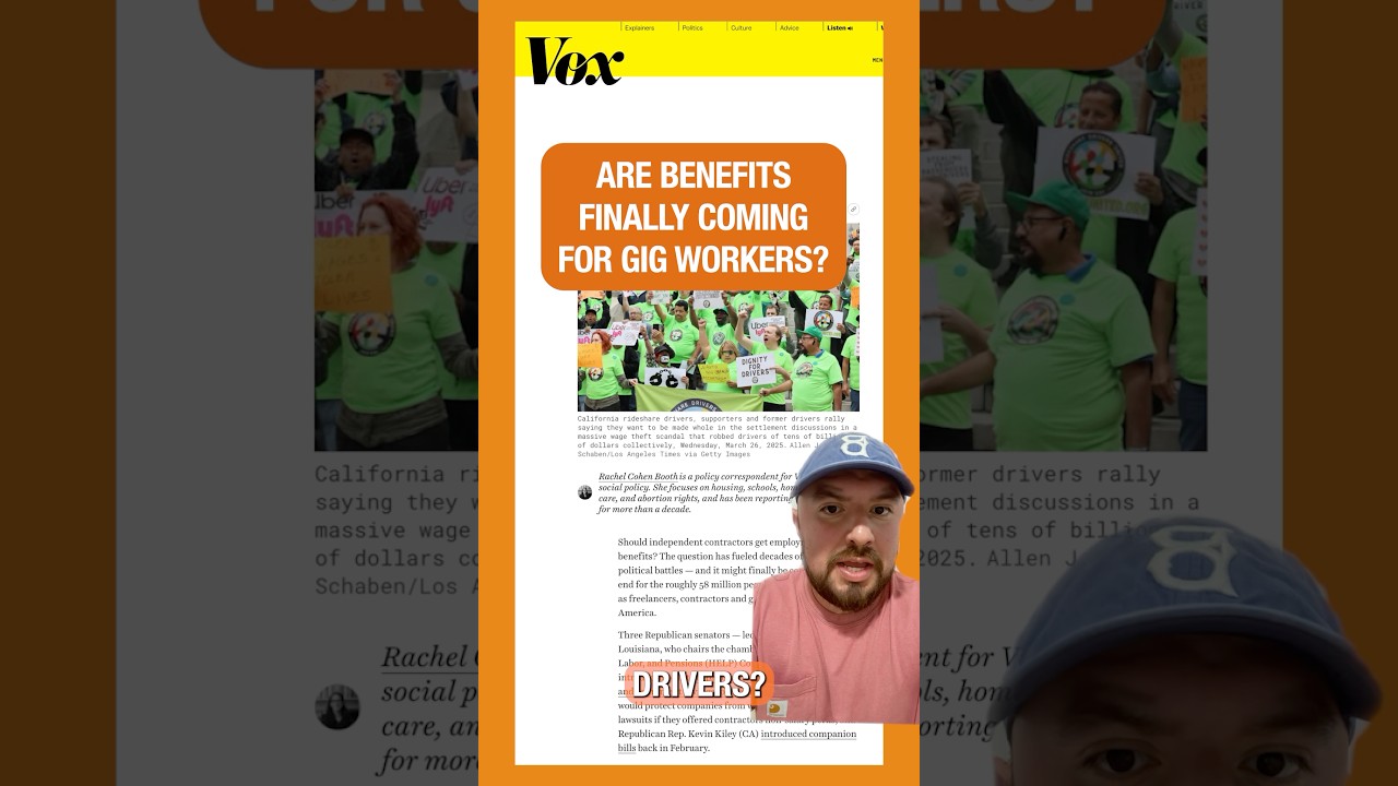 Are Benefits Finally Coming for Gig Workers? #rideshare
